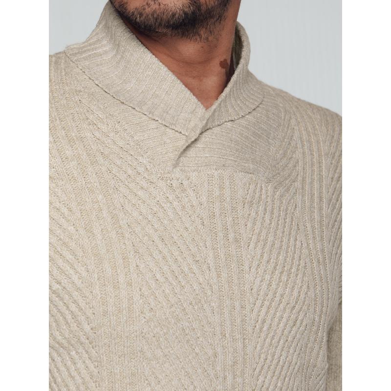 Pánský béžový svetr