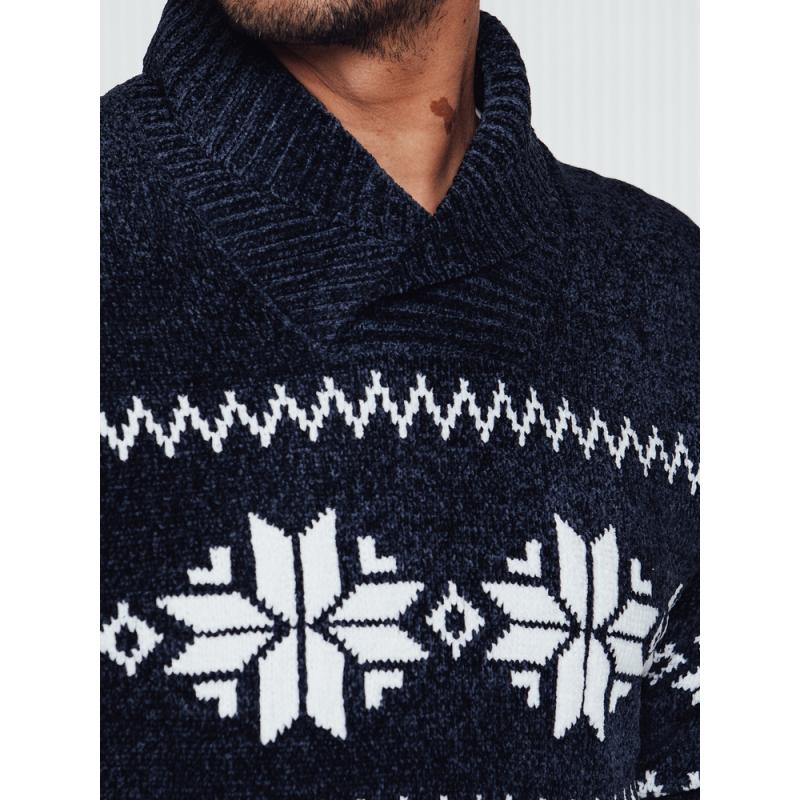 Pánský tmavě modrý svetr