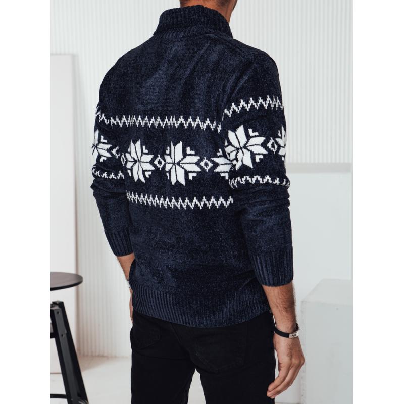 Pánský tmavě modrý svetr