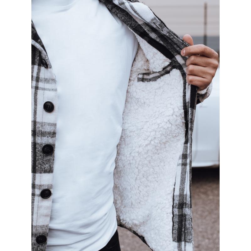 Pánská zateplená bunda s kapucí černá