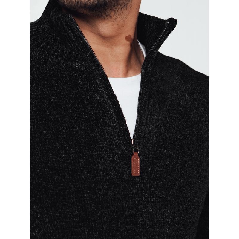 Férfi fekete pulóver