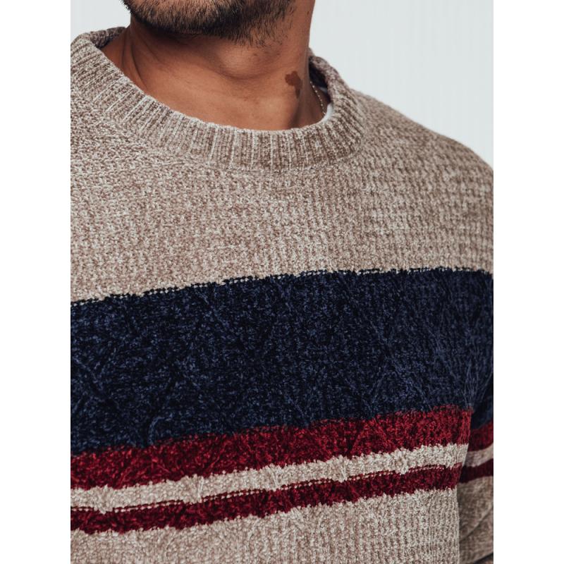 Férfi barna pulóver