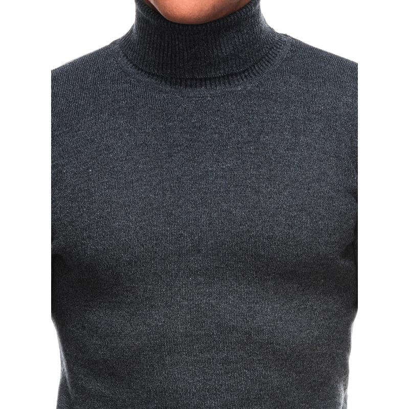 Férfi norvég téli pulóver karácsonyi mintákkal - fekete V1