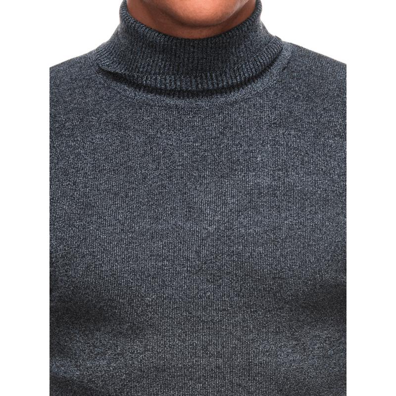 Pánská polokošile s výstřihem E248 - námořnická modrá