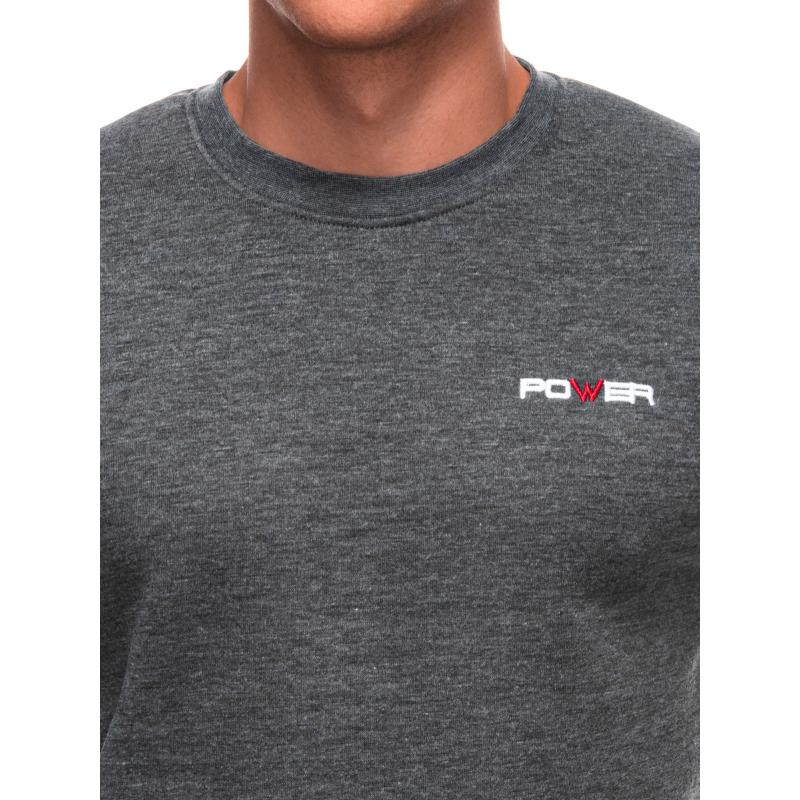 Pánská mikina s kapucí B1701 - černá