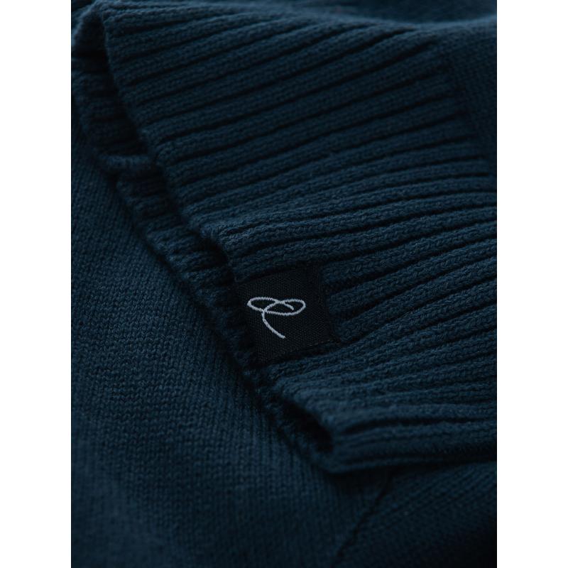 Férfi téli pamut kötött sapka - sötétkék V4