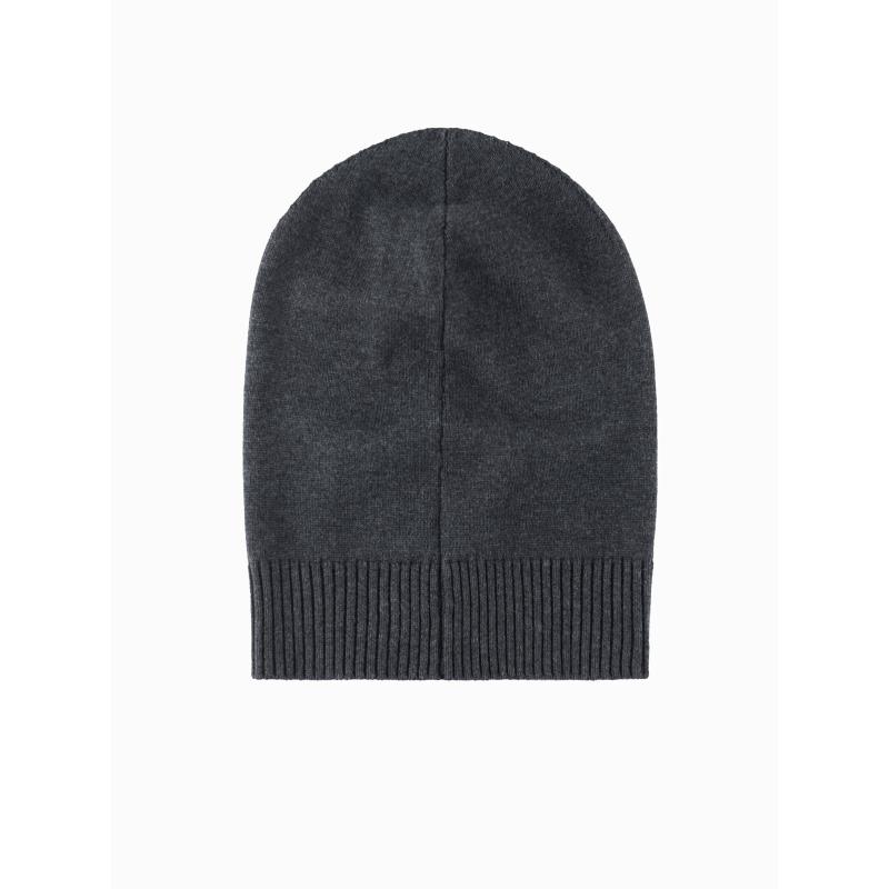 Férfi téli pamut kötött sapka - grafit kék V2