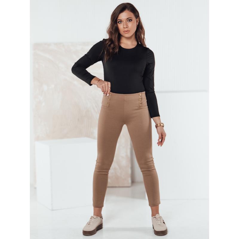 Dámské kalhoty MODSTORY camel Dstreet