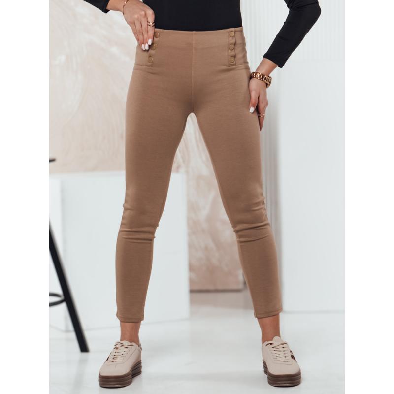 Dámské kalhoty MODSTORY camel Dstreet