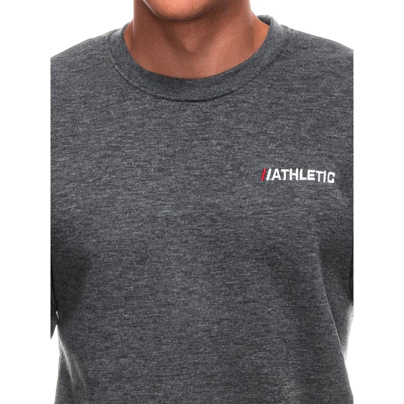 Férfi kapucnis pulóver B1701 - fekete