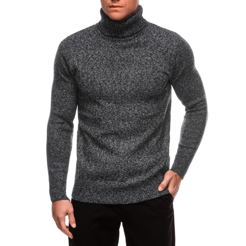 Pánská polokošile s výstřihem E248 - námořnická modrá