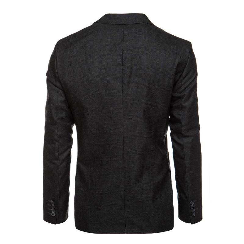 Pánské jednořadové sako černé