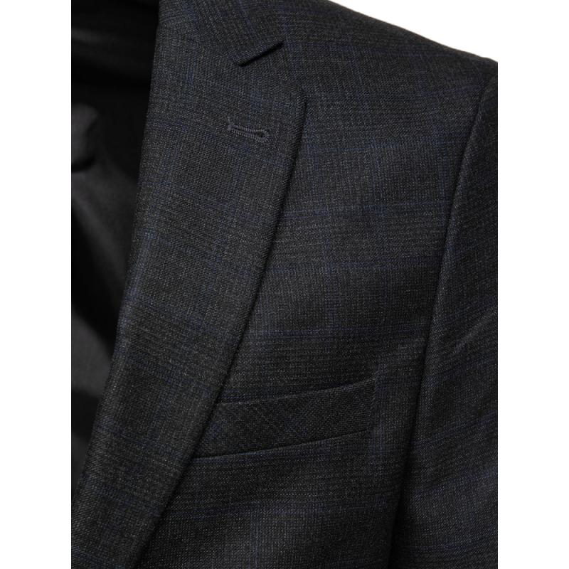 Pánské jednořadové sako černé