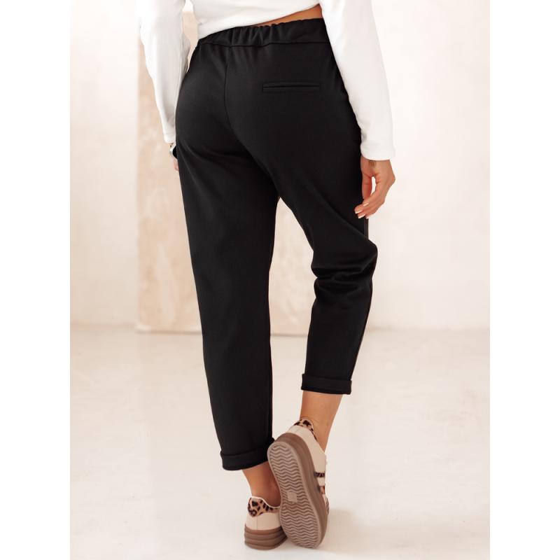 Női alkalmi nadrág COMFYSTY fekete