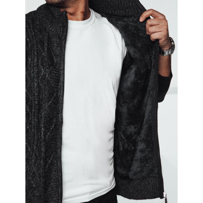 Pánský svetr tmavě šedý