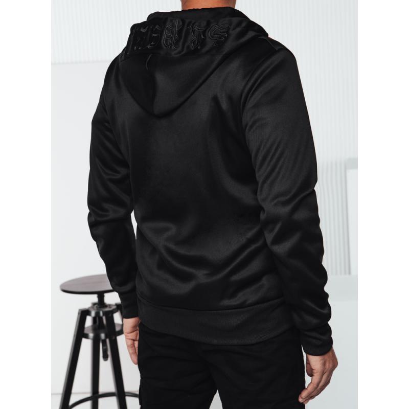 Pánská mikina s kapucí černá