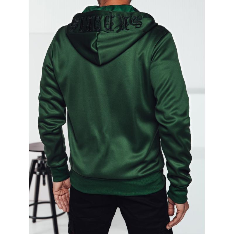 Pánská mikina s kapucí zelená