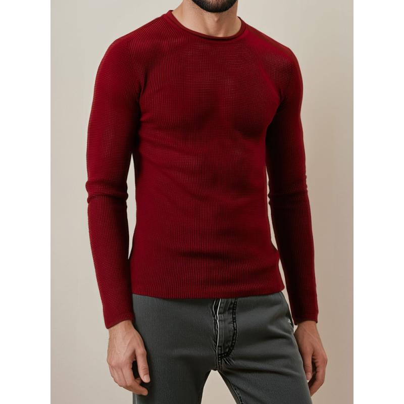 Pánský svetr vínový