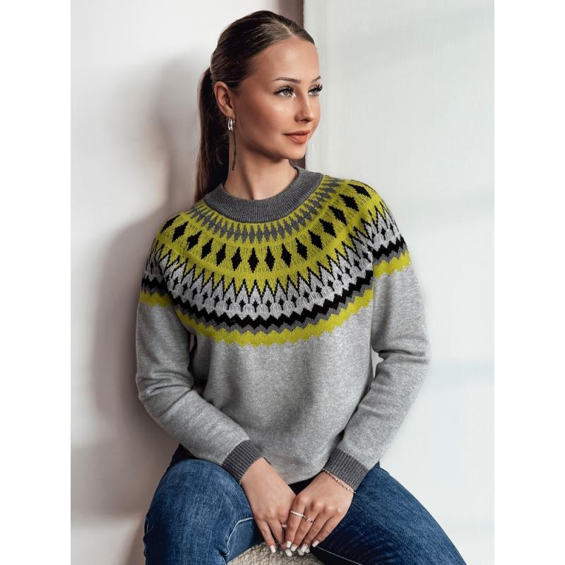 Dámský svetr RUBY GLOW šedá Dámský svetr RUBY GLOW šedá