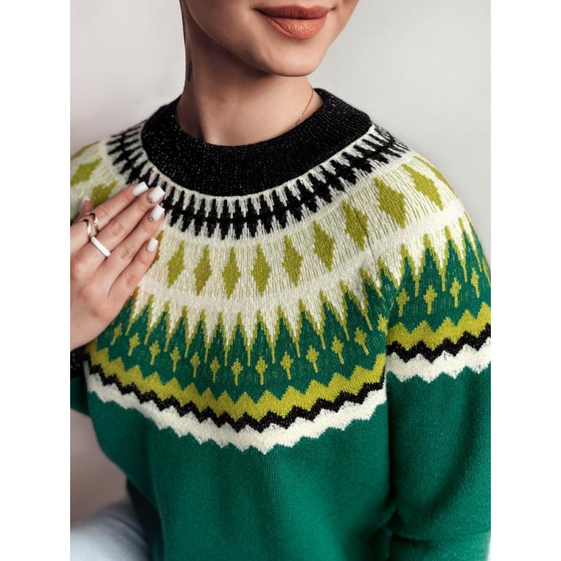 Dámský svetr RUBY GLOW zelený