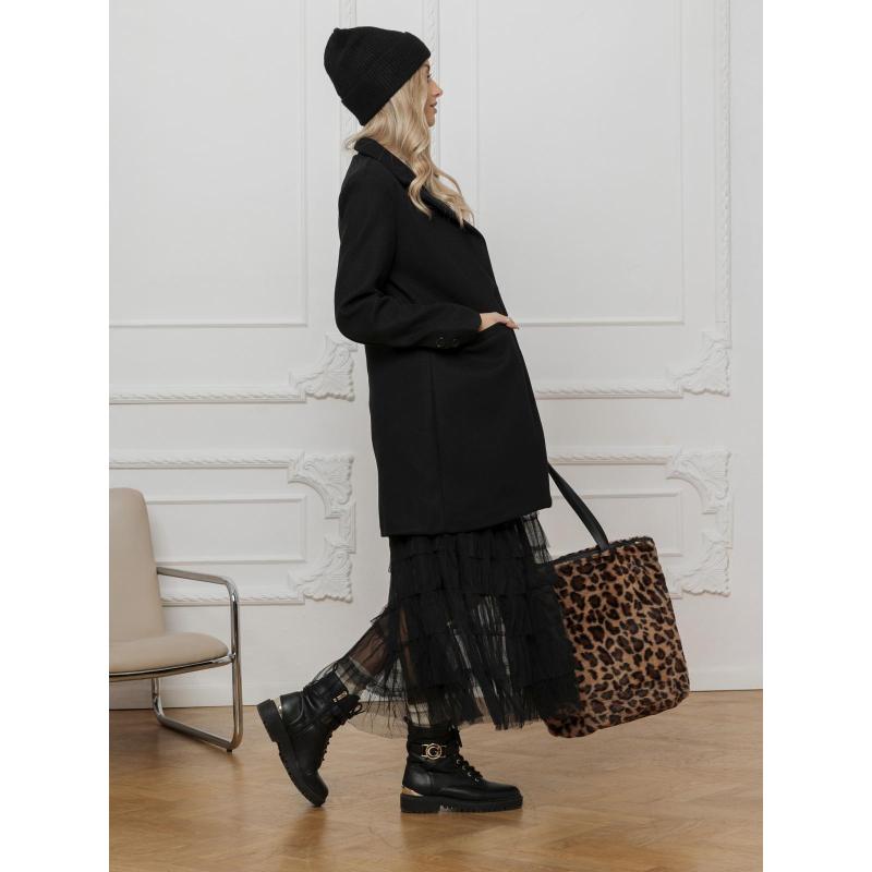 Dámský kabát CLR034 - béžový