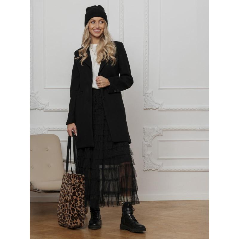 Dámský kabát CLR034 - béžový