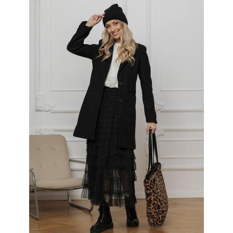 Dámský kabát CLR034 - béžový