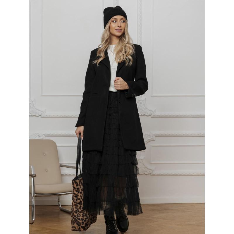 Dámský kabát CLR034 - béžový