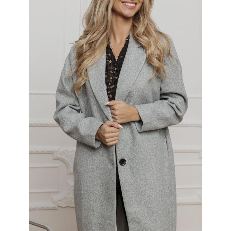 Dámský kabát CLR034 - béžový