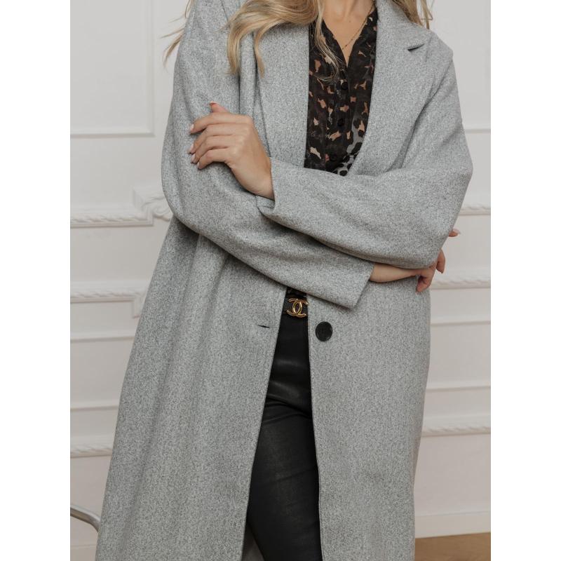 Dámský kabát CLR034 - béžový