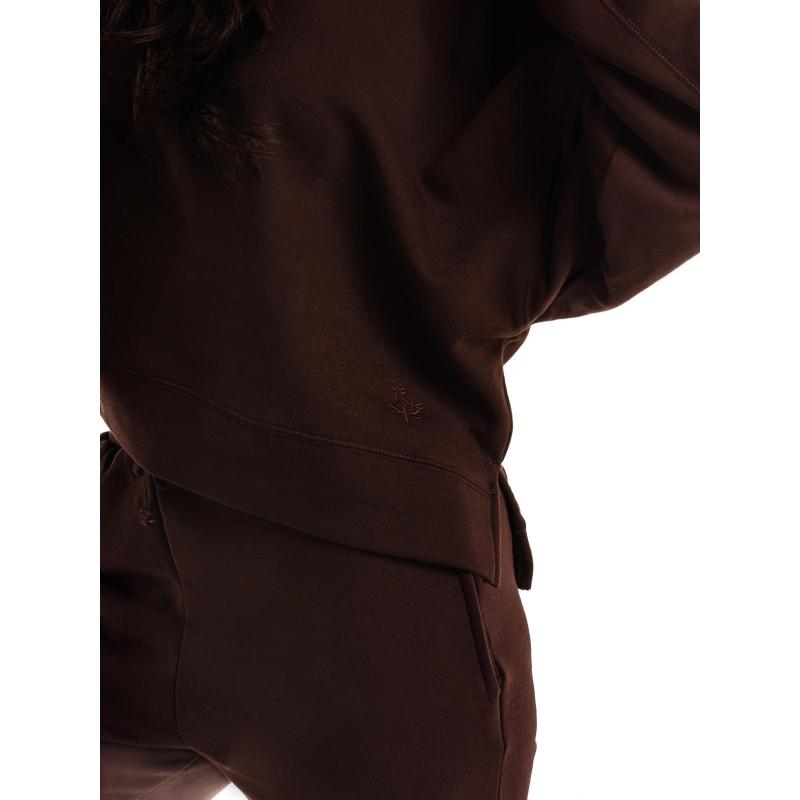 Dámské tepláky PLR264 - hnědé