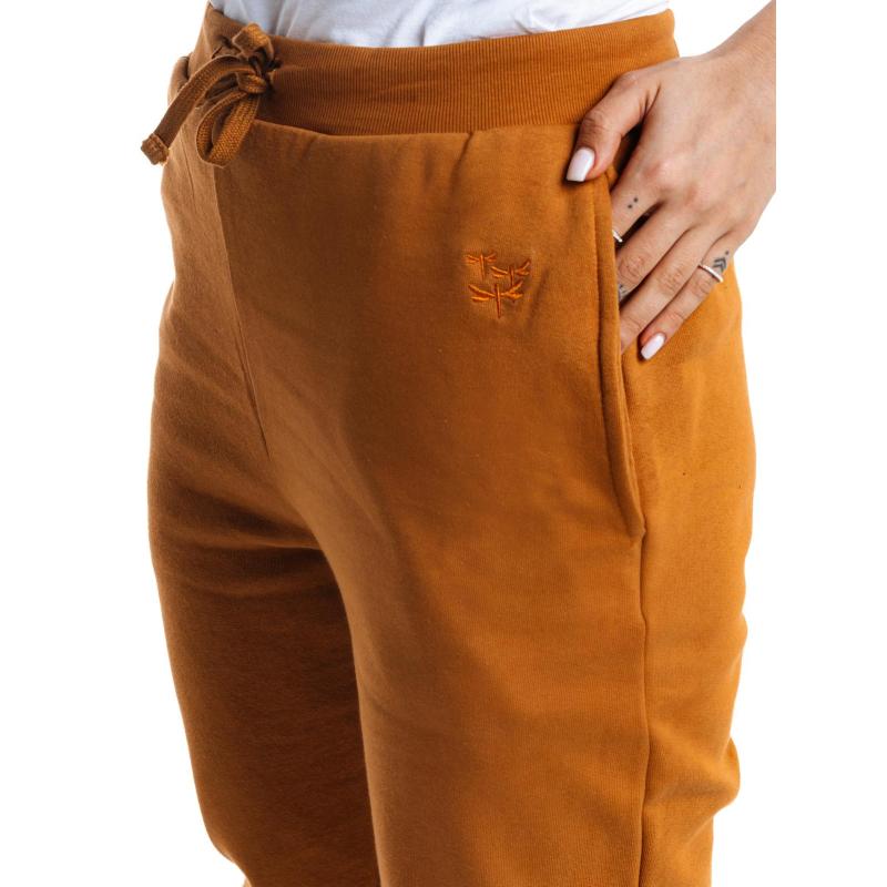 Dámské tepláky PLR264 - hnědé