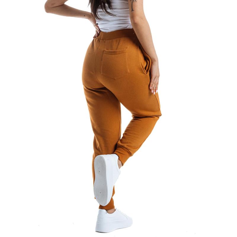 Dámské tepláky PLR264 - hnědé