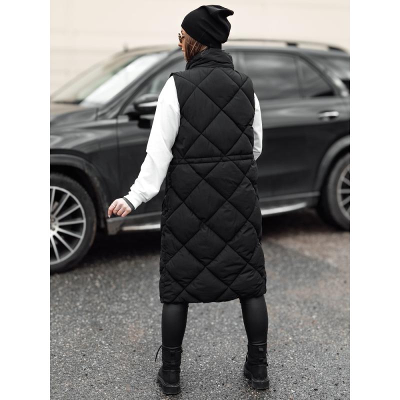 Dámská prošívaná dlouhá vesta ARCTVEST černá