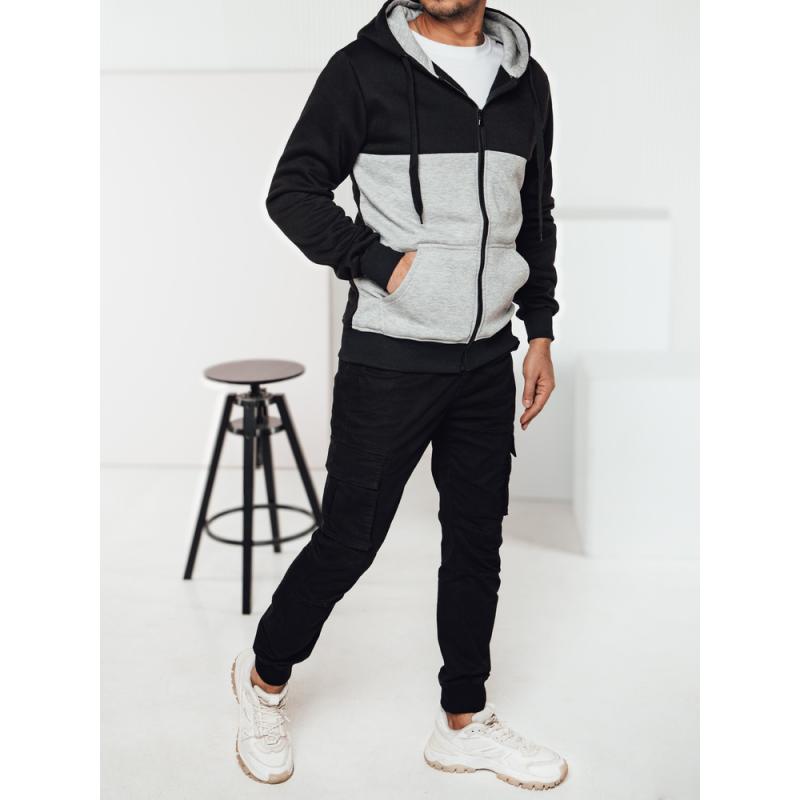 Pánská mikina s kapucí černá