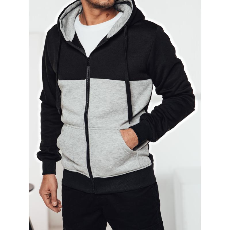 Pánská mikina s kapucí černá
