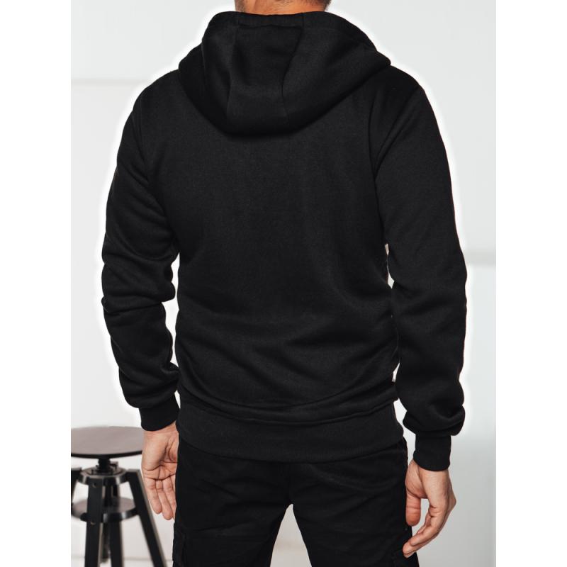 Pánská mikina s kapucí černá