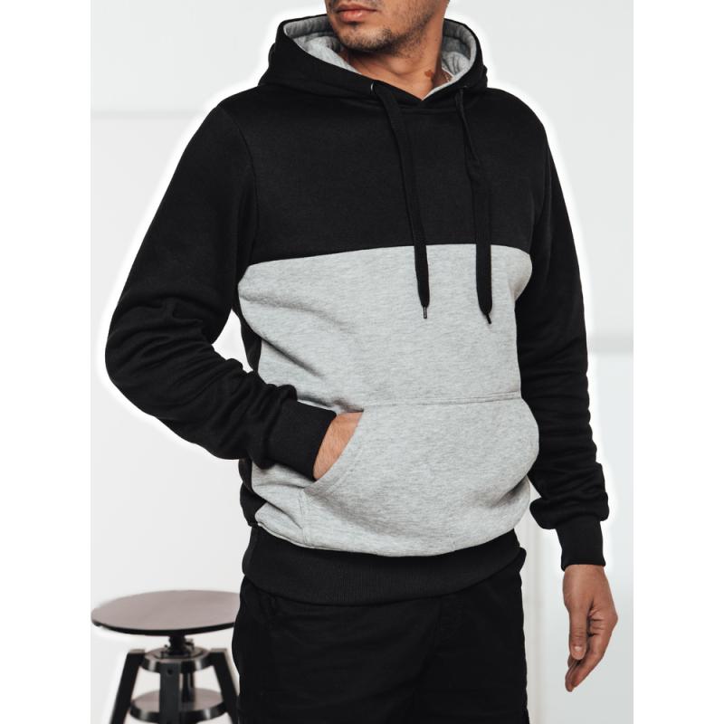 Pánská mikina s kapucí černá