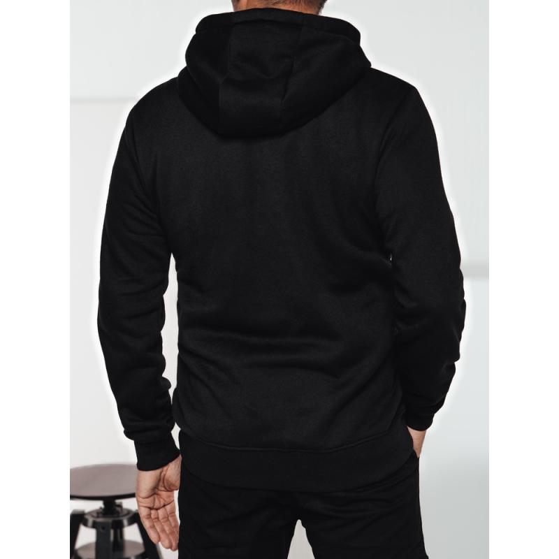 Pánská mikina s kapucí černá