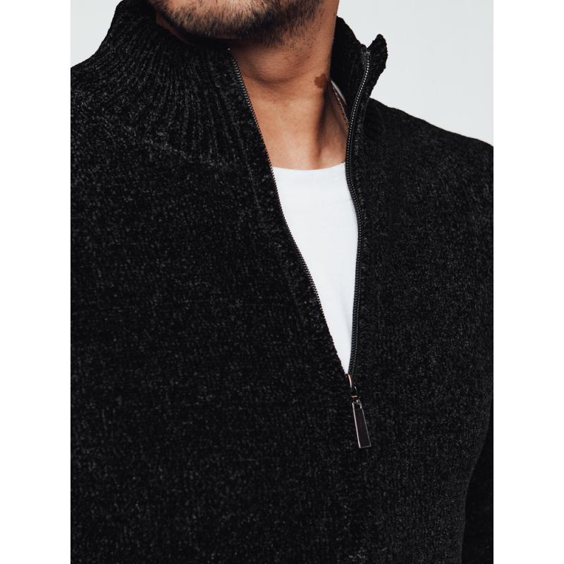 Férfi pulóver fekete