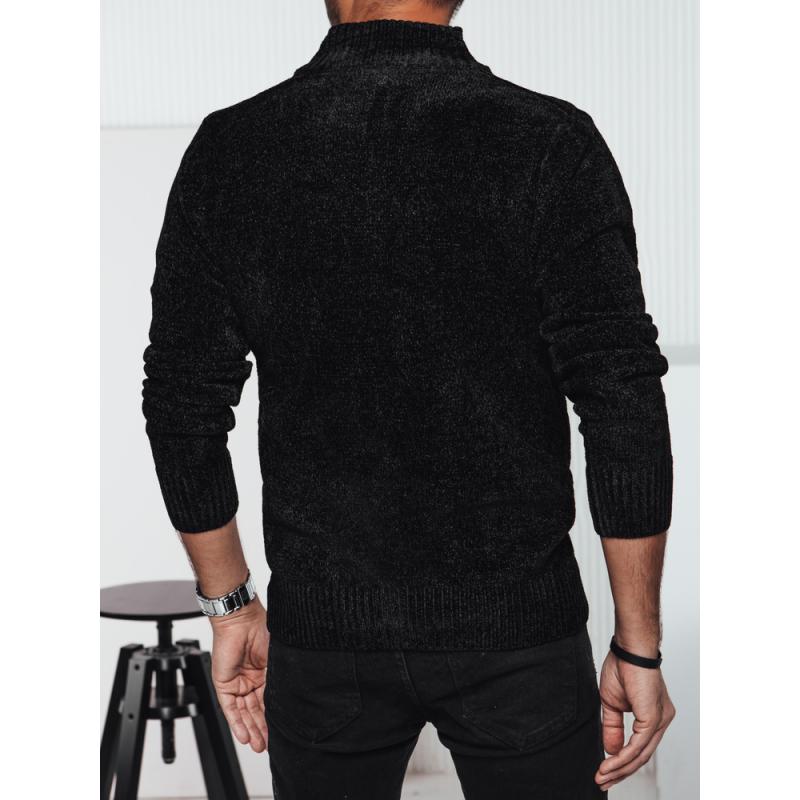 Férfi pulóver fekete