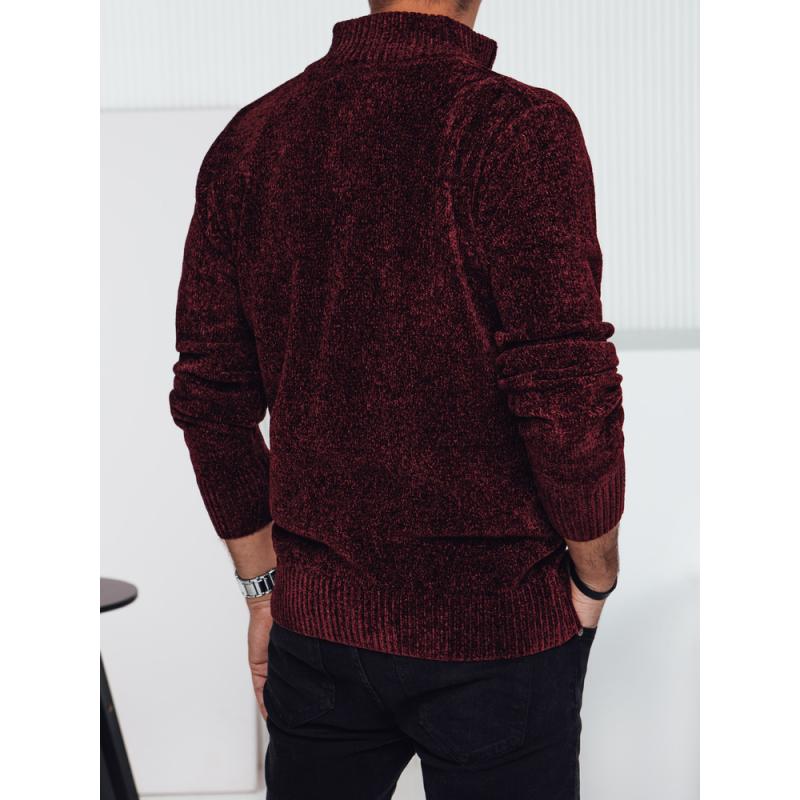 Férfi kardigán bordó