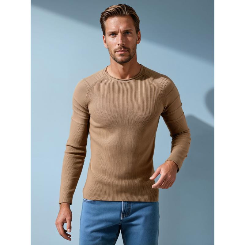 Béžový pánský svetr