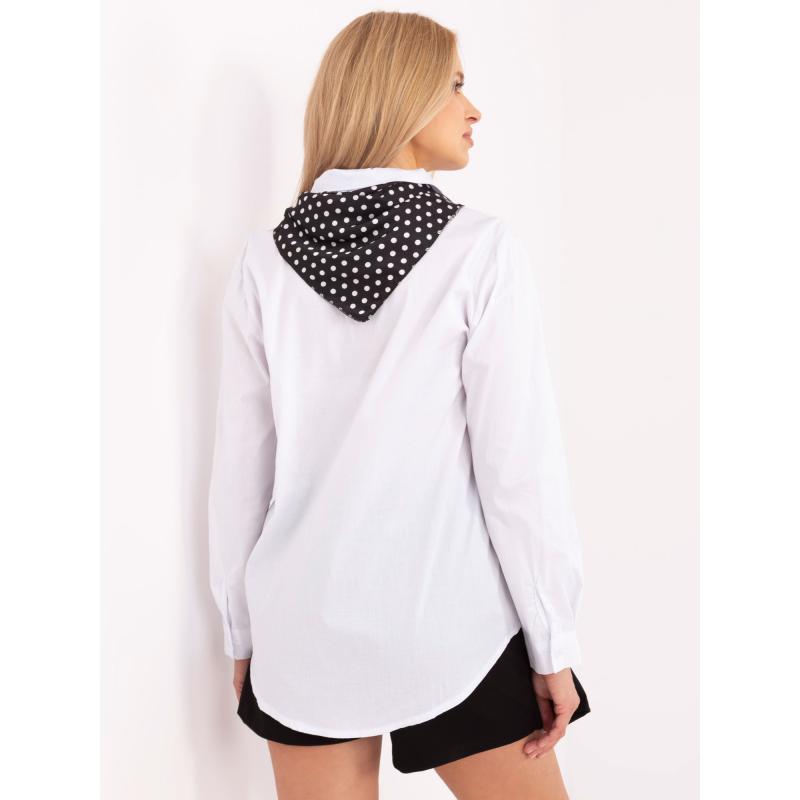 Fehér klasszikus női ing gallérral