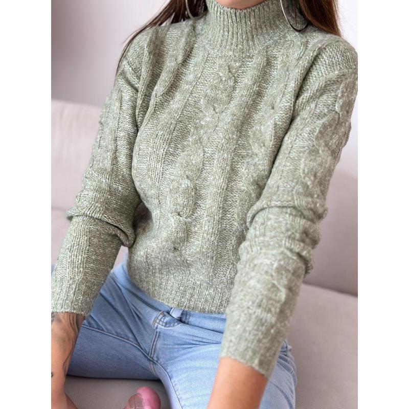 Dámský svetr ELR022 - béžový