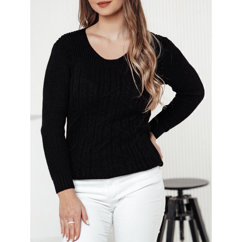 Női pulóver LAVIRTA fekete