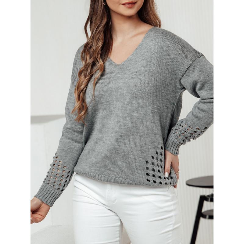 Női pulóver SOFTARE világosszürke