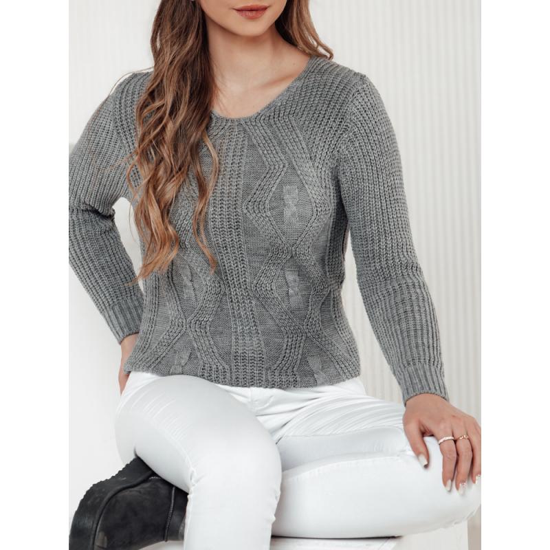 Női pulóver CHICRAY világosszürke