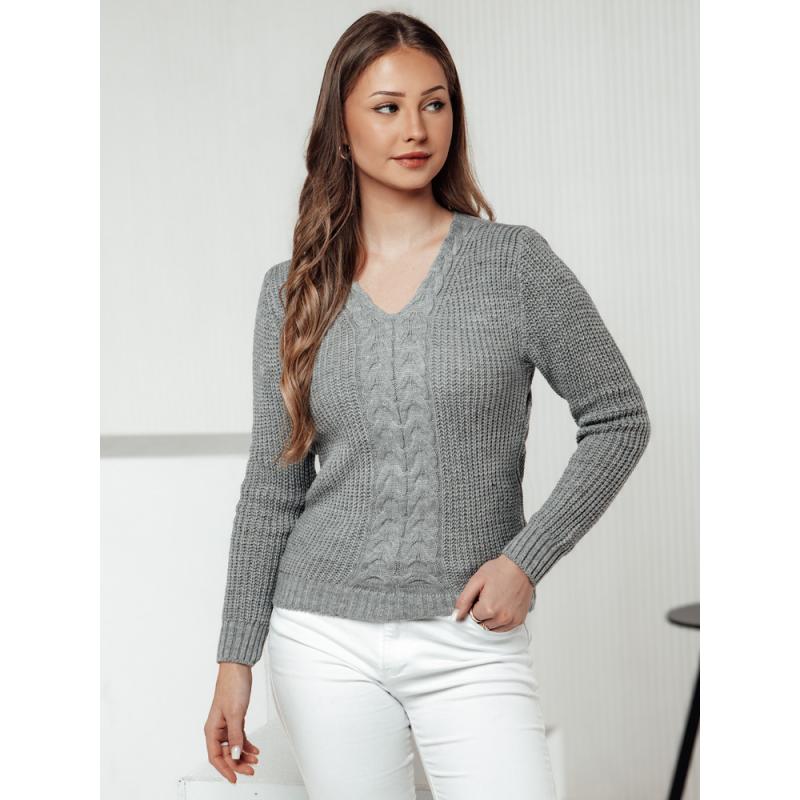 Dámský svetr CASVINA světle šedý
