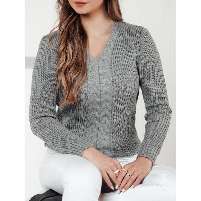 Dámský svetr CASVINA světle šedý
